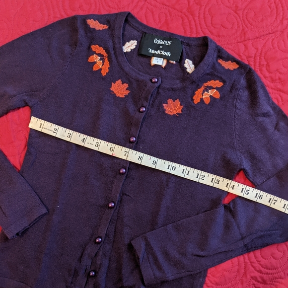 Purple cardigan - Picture 3 of 5